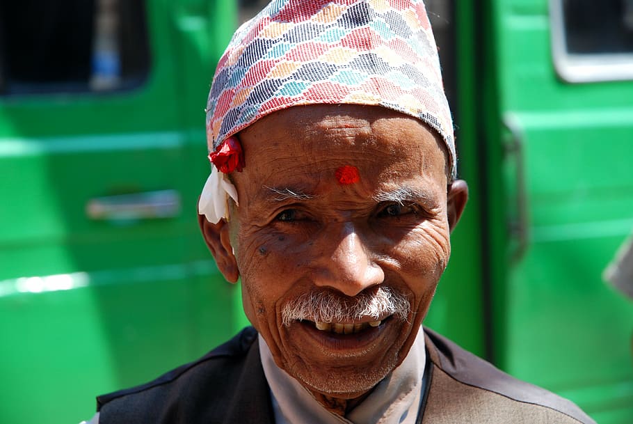 nepal, senior, portrait, one person, headshot, real people HD wallpaper