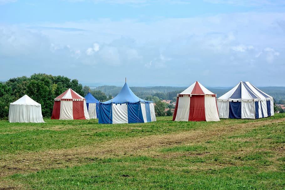 dome tents outdoor, accommodation, stay, camp, camping, adventurous HD wallpaper