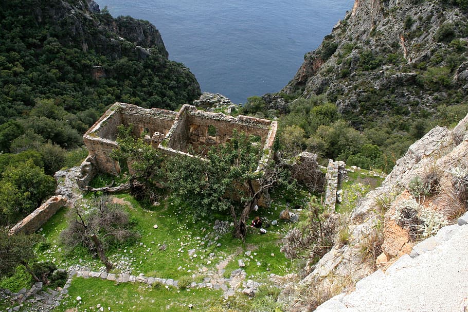 Old, Ruins, Stone, Turkey, Building, ancient, architecture HD wallpaper