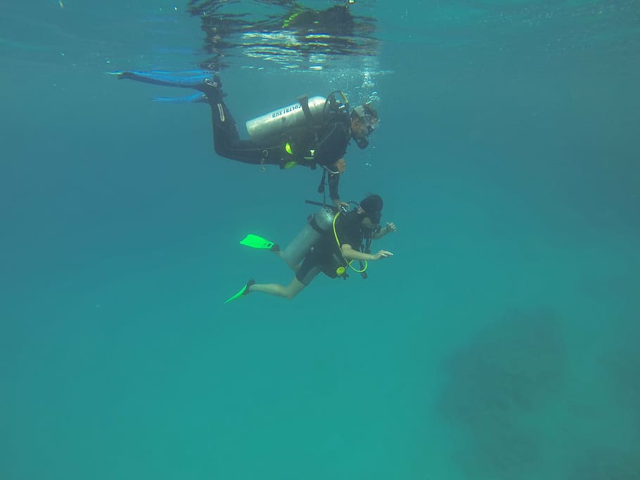 sub, immersion, diving course, marsalam, underwater, sea, adventure, HD wallpaper