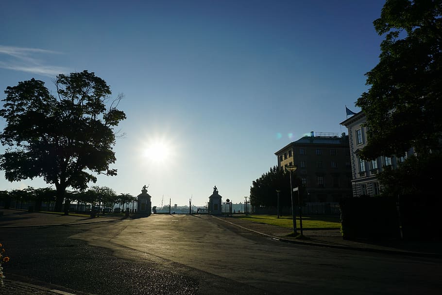 Sun, Sunrise, Rays, sky, architecture And Buildings, outdoors HD wallpaper