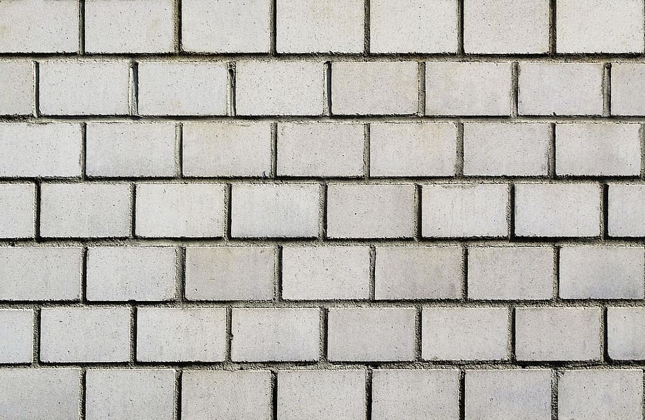gray brick wall, sand-lime brick, stone wall, facade, texture HD wallpaper