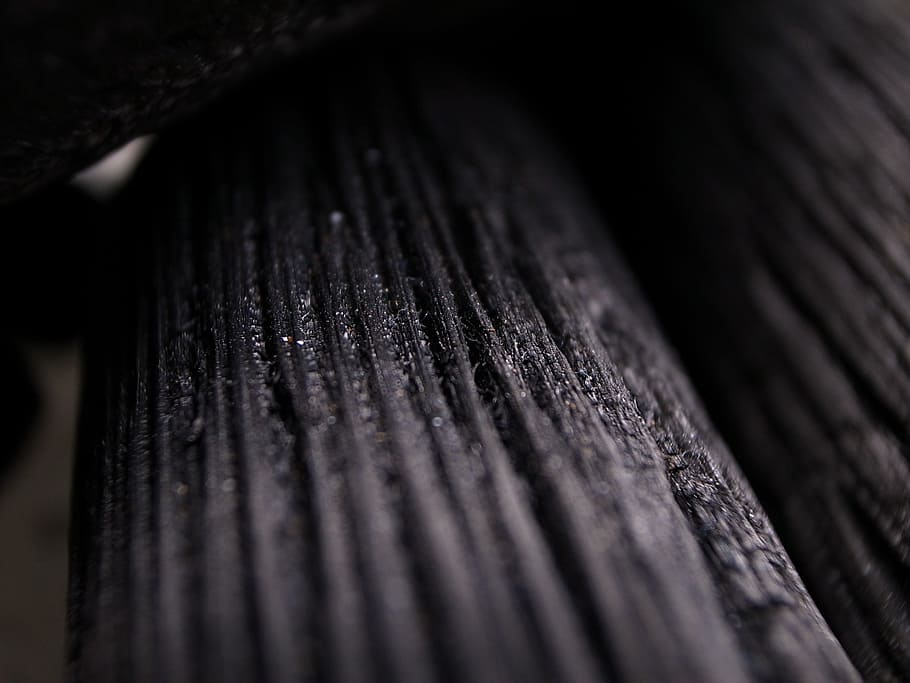 charcoal, material, background, close-up, textured, selective focus HD wallpaper