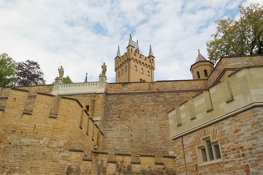 Castle, Fortress, Battlement, hohenzollern, hohenzollern castle HD wallpaper
