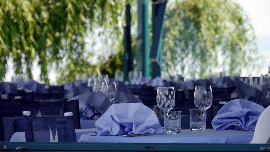 Lunch, Colored, Glasses, teriték, compilation, table, drinking glass HD wallpaper