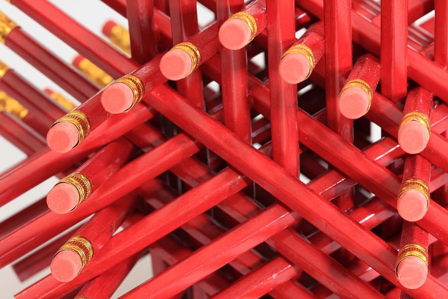 pencil, superglue, pointless, hexastix, eraser, writing, office HD wallpaper