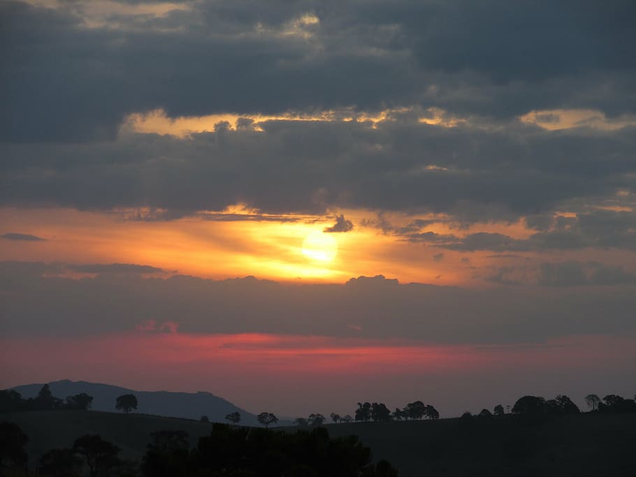 sol, sky, sunset, sunrise, dawn, eventide, landscapes, dramatic sky HD wallpaper