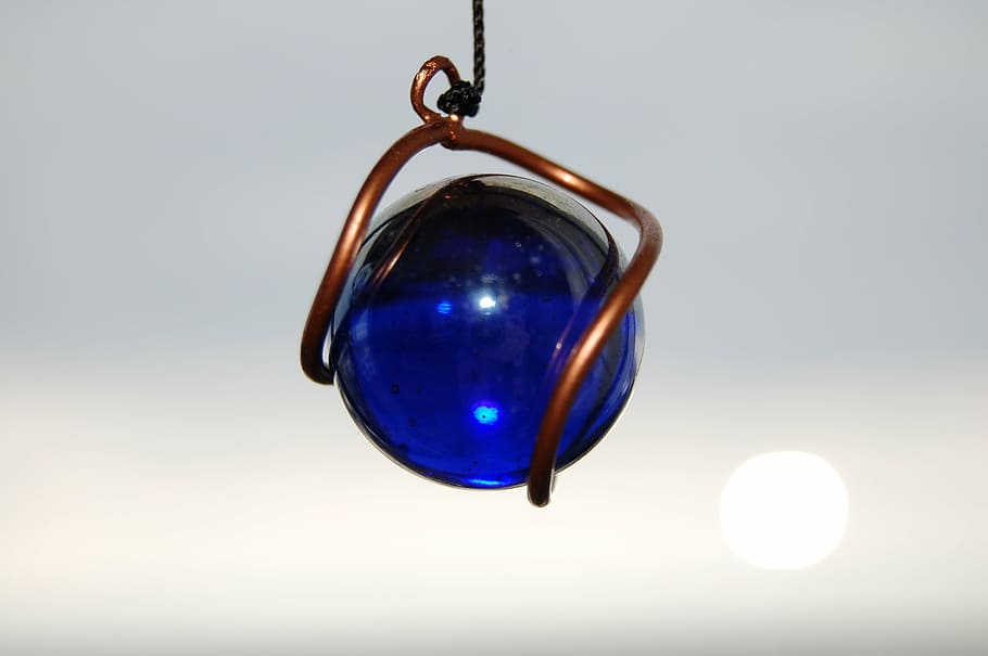 tag, all, ball, blue, no people, hanging, close-up, studio shot HD wallpaper