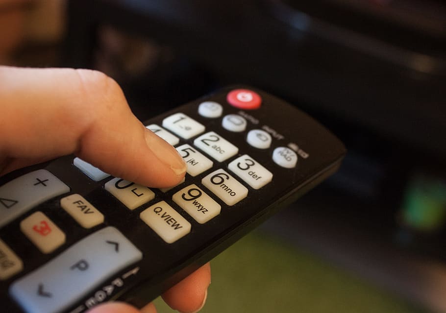 person holding black remote, Remote Control, Button, Tv, Press, HD wallpaper