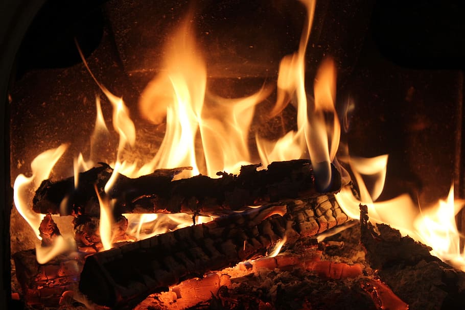 fire, flame, oven, hot, roasting, burn, by, burning, fire - natural phenomenon HD wallpaper