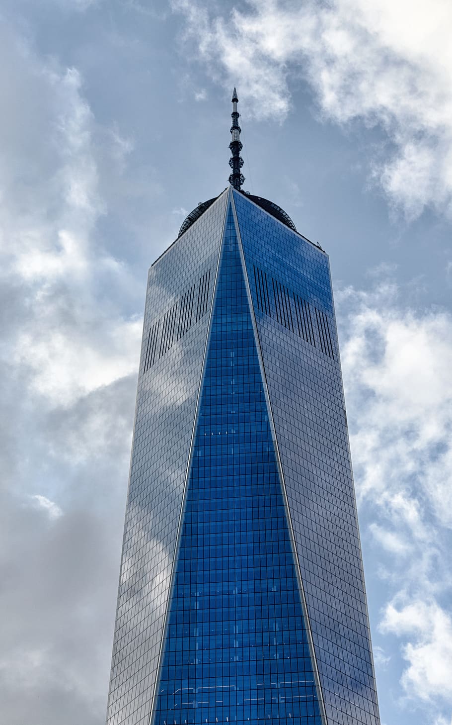 One Word Trade Center, New York, architecture, skyscraper, large, HD wallpaper