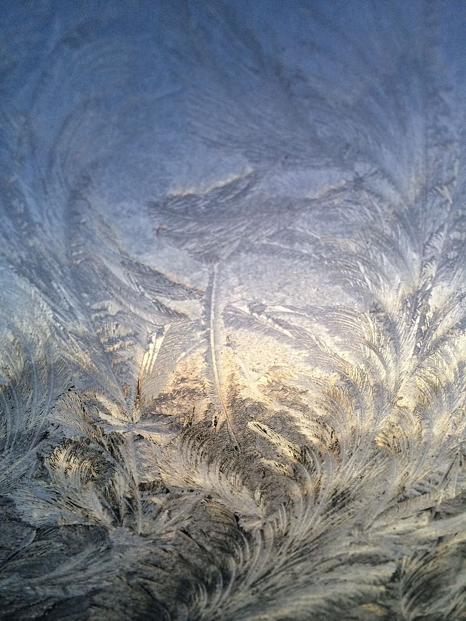 Frost, Winter, Cold, Ice Crystals, winter landscape, sky, nature HD wallpaper