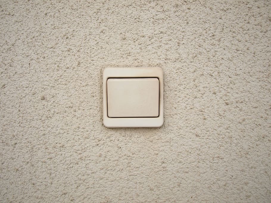 beige switch button on beige concrete surface, on off switch HD wallpaper