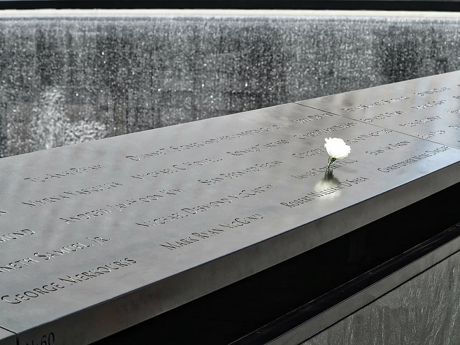 new york, september11, wtc, memorial, text, water, day, nature