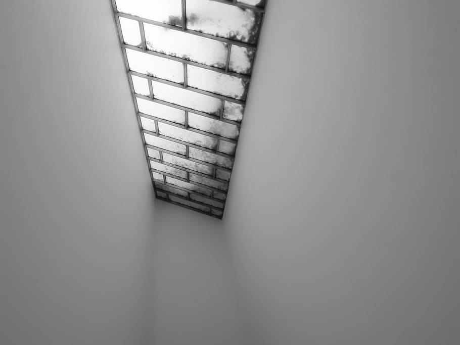 architecture, black white, window, light, museum, indoors, no people HD wallpaper