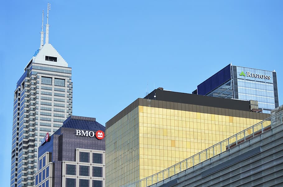 salesforce, bmo, regions, downtown, indianapolis, commercial HD wallpaper