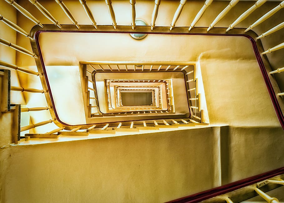 stairs, home, building, gradually, staircase, rise, emergence, HD wallpaper