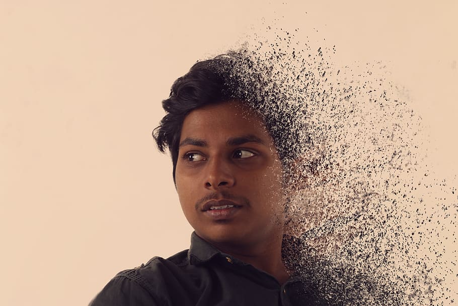 dispersion, youth, fun, portrait, headshot, one person, looking at camera