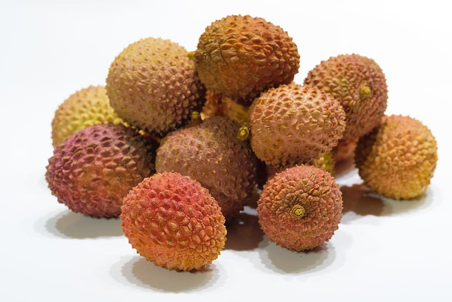 litchi, lychee, litsch, soapberry plant, sapindaceae, fruit, HD wallpaper