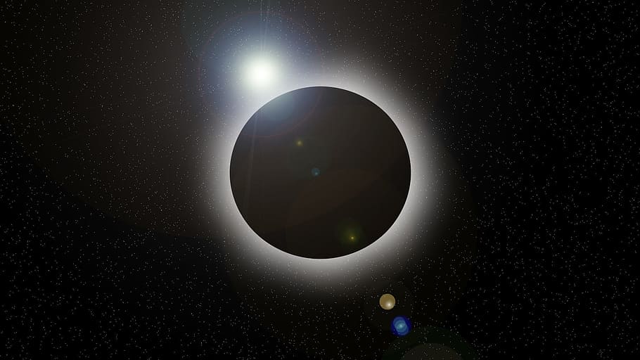 lunar eclipse at nighttime, astronomy, moon, planet, outer space HD wallpaper