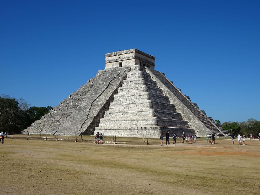 mexico, chichen itza, mayan, civilization, pyramid, temple, HD wallpaper