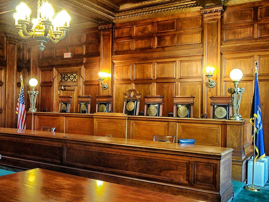 Interior of the Supreme Court in Frankfort, Kentucky, photos