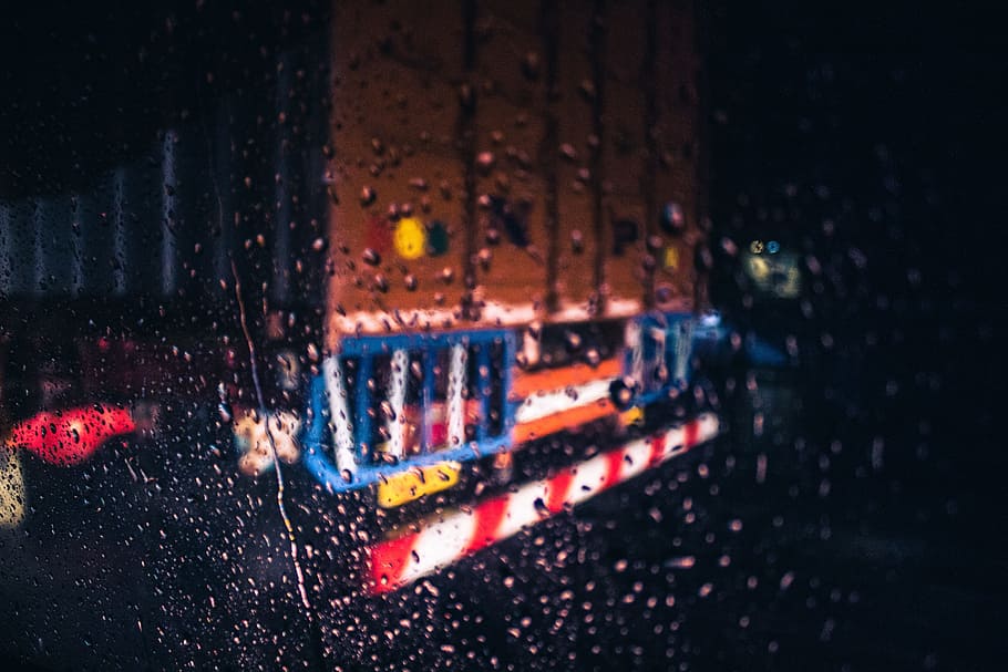 water, dark, glass, dew, blurred, blurry, close-up, dewdrops HD wallpaper