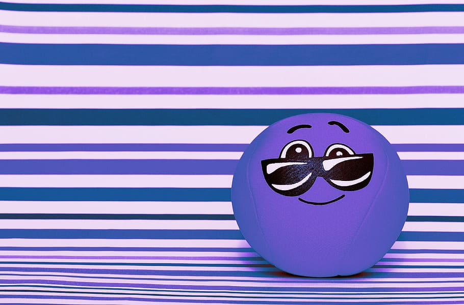 HD wallpaper Smiley Cool Purple Glasses funny sweet cute face  themselves  Wallpaper Flare