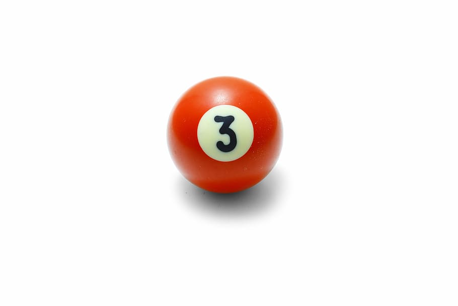 number 3 pool ball illustration, Yellow, Closeup, Life, symbol HD wallpaper