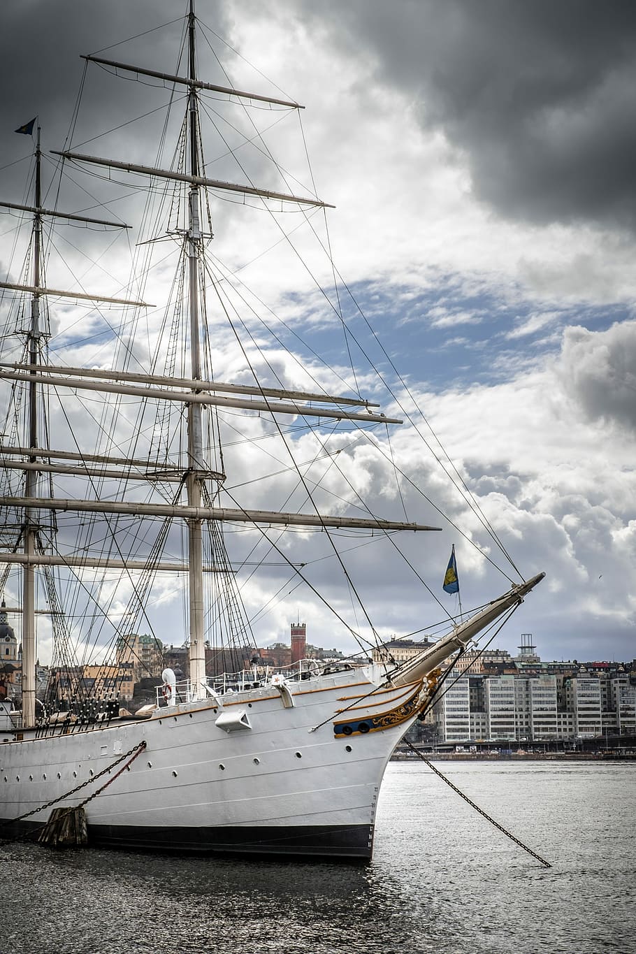 Ship, Boat, Himmel, nautical vessel, sailing ship, mast, sea HD wallpaper
