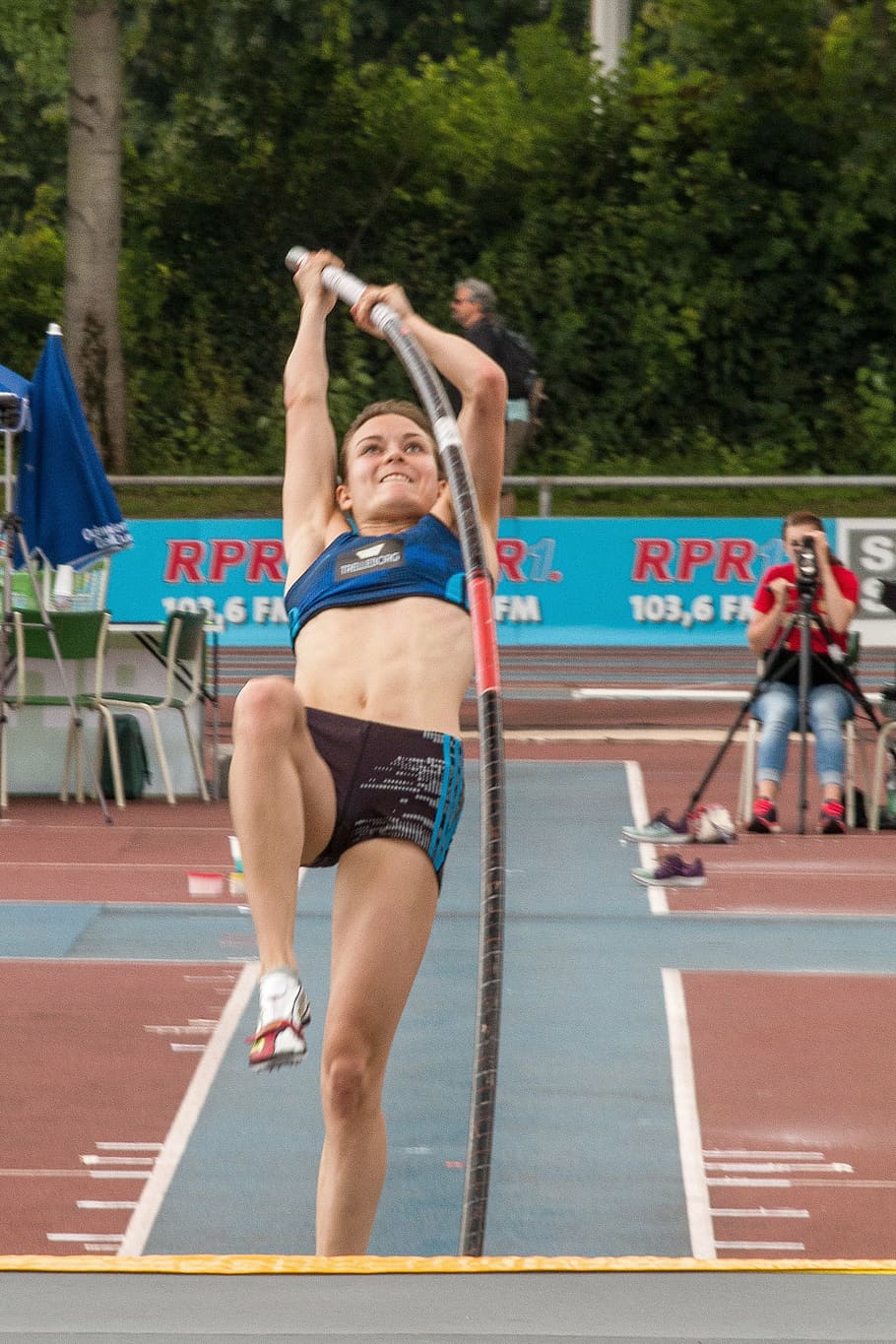 athletics, sport, pole vault, junior gala, competition, full length