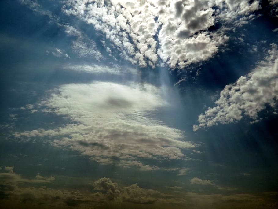 cloud, sky, white, blue, fluffy, cloud - sky, scenics - nature HD wallpaper