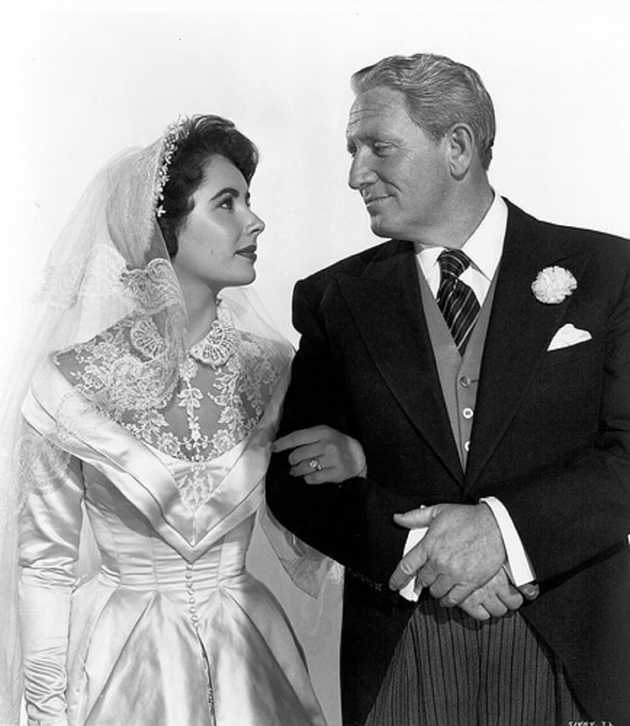 elizabeth taylor, spencer tracy, actress, actor, motion pictures, HD wallpaper
