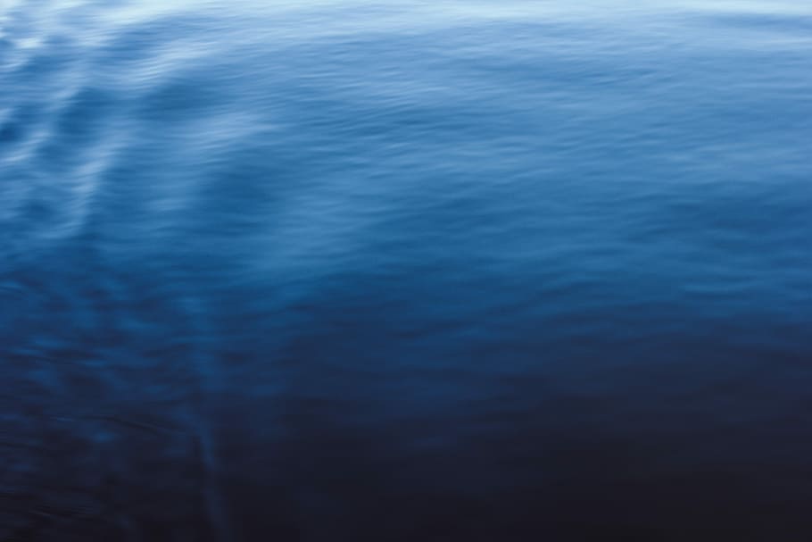 blue water, high-angled photography of body of water, wave, sea HD wallpaper