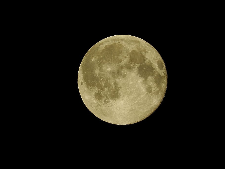 full moon, close, astronomy, space, night, sky, planetary moon HD wallpaper