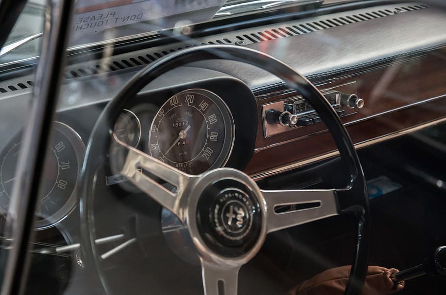 auto, speedometer, alfa romeo, odometer, dashboard, oldtimer HD wallpaper