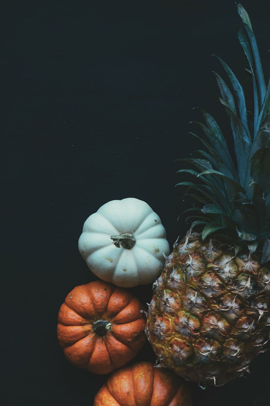 art, black background, color, dark, decoration, food, fruit HD wallpaper