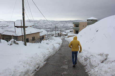 snow, golan, winter, cold temperature, architecture, built structure HD wallpaper