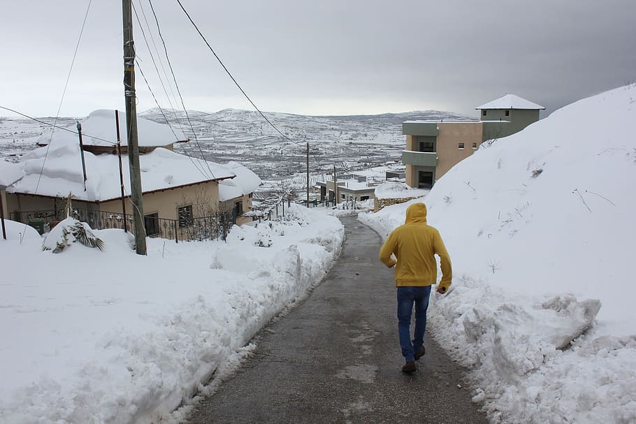 snow, golan, winter, cold temperature, architecture, built structure HD wallpaper