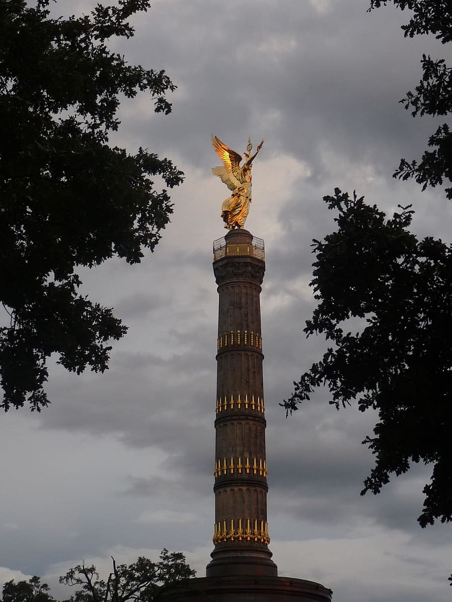 Berlin, Monument, Landmark, Statue, City, travel destinations HD wallpaper