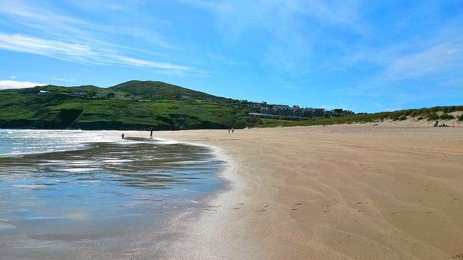 Holiday, Sea, Booked, Sand Beach, barleycove beach, ireland, HD wallpaper