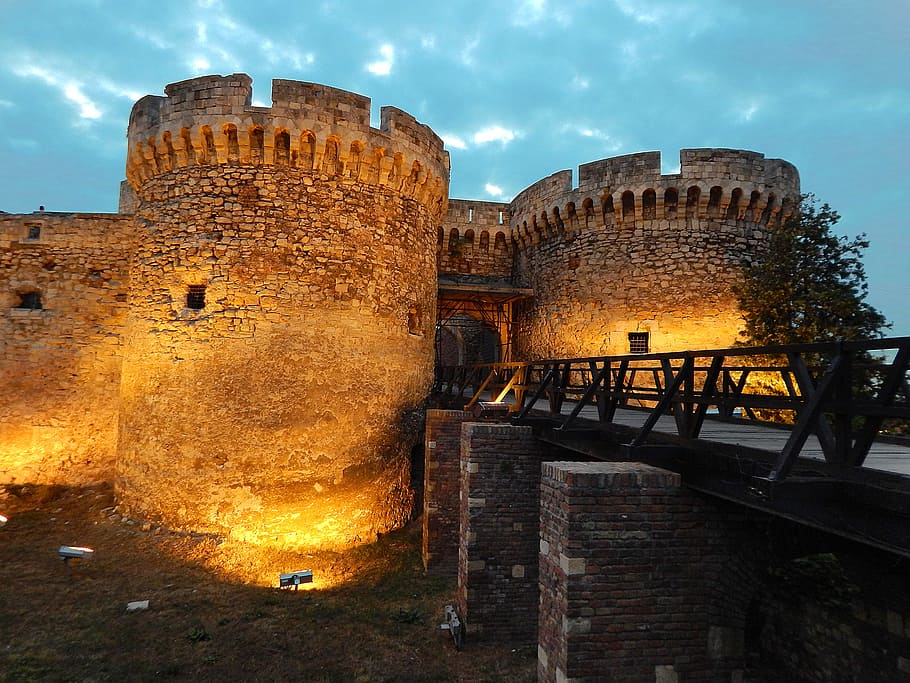 belgrade, serbia, architecture, building, fortress, history, HD wallpaper