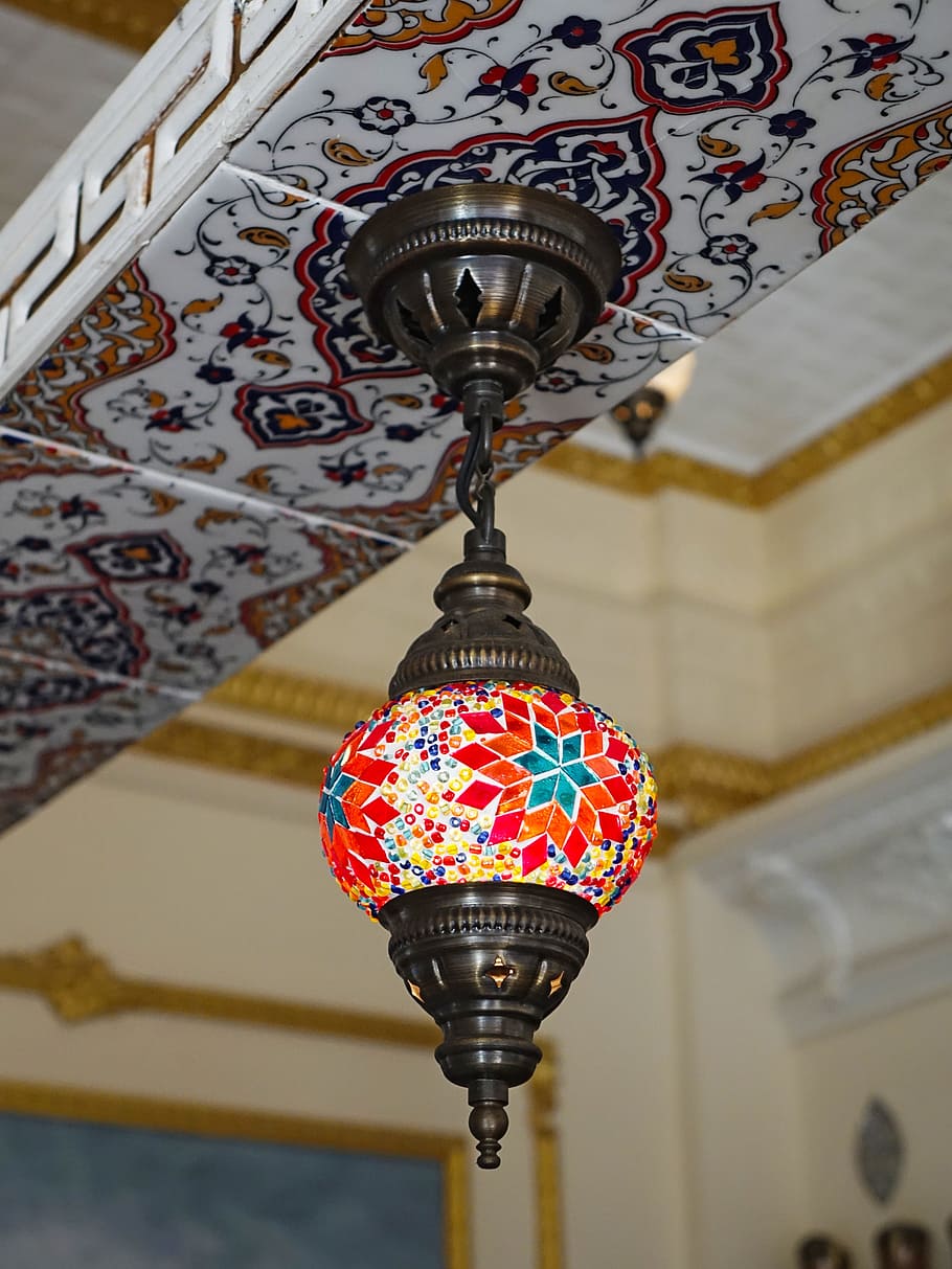 moroccan, turkish, lighting, bright, decoration, design, white HD wallpaper