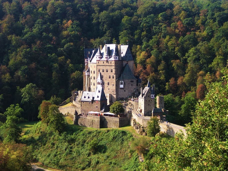 burg, eltz, castle, germany, medieval, europe, architecture, HD wallpaper