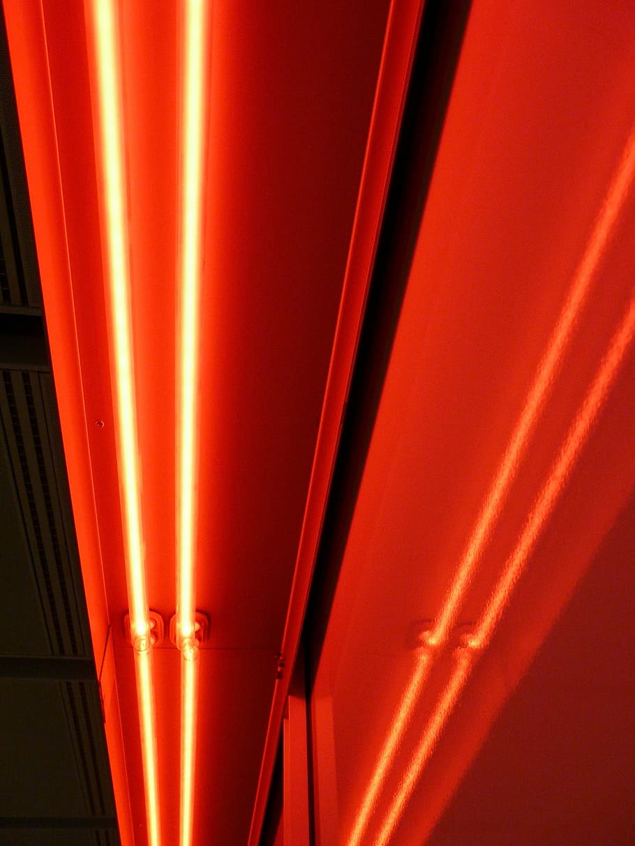 Lighting, Neon Light, Light, Red, Neon, Light, hell, futuristic