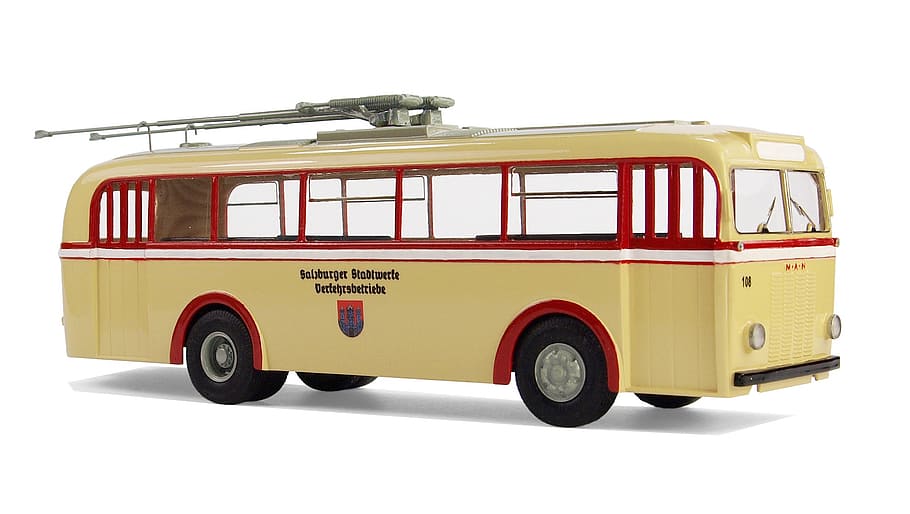 one, type mpe schumann, trolley bus, model bus, leisure, hobby HD wallpaper