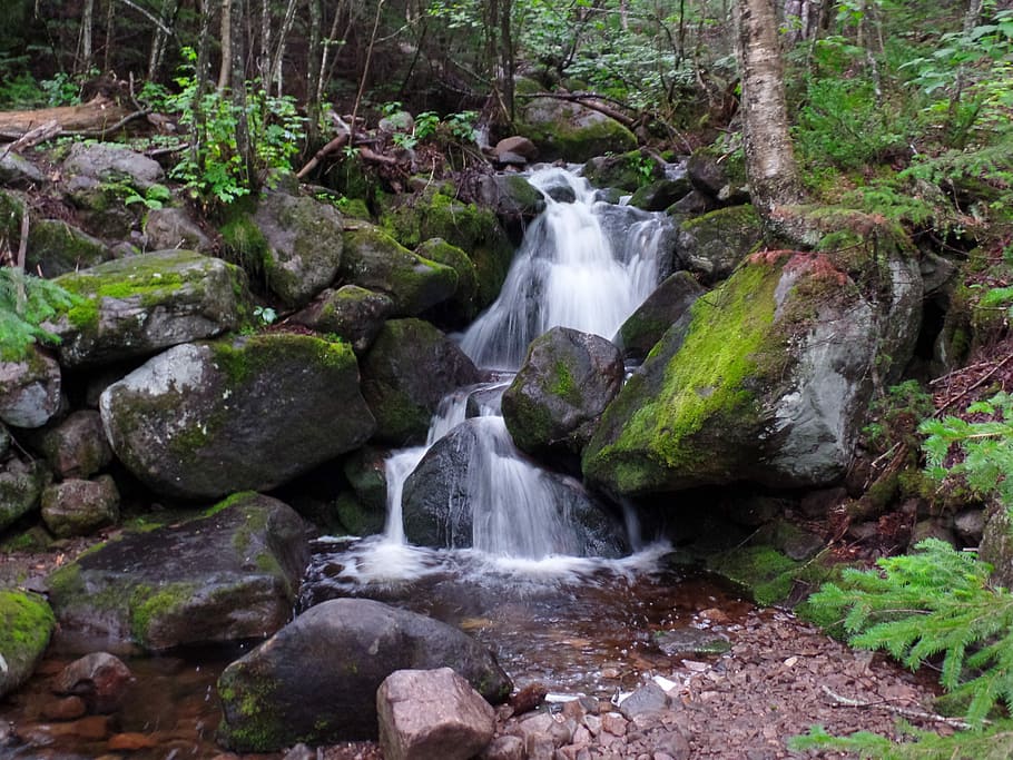 Landscape, Nature, Waterfall, no people, scenics, tranquil scene HD wallpaper