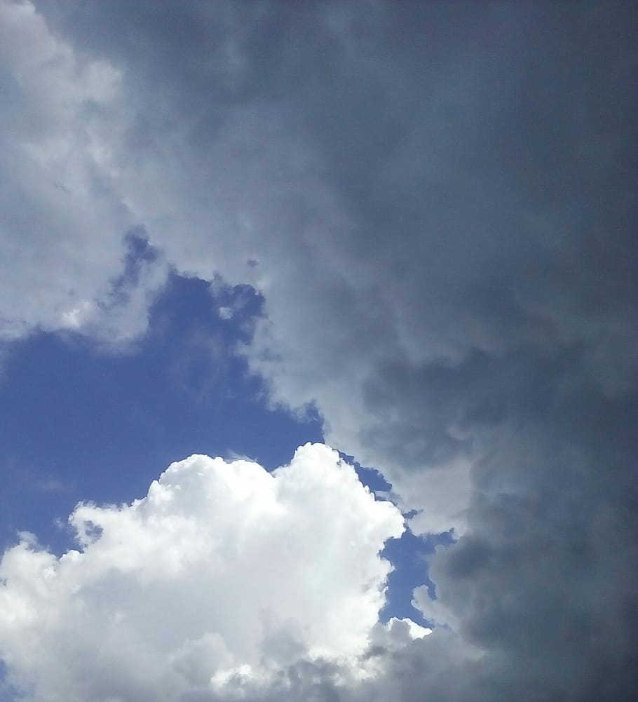 Cloud, Beautiful, View, blue, cloud - sky, backgrounds, cloudscape HD wallpaper