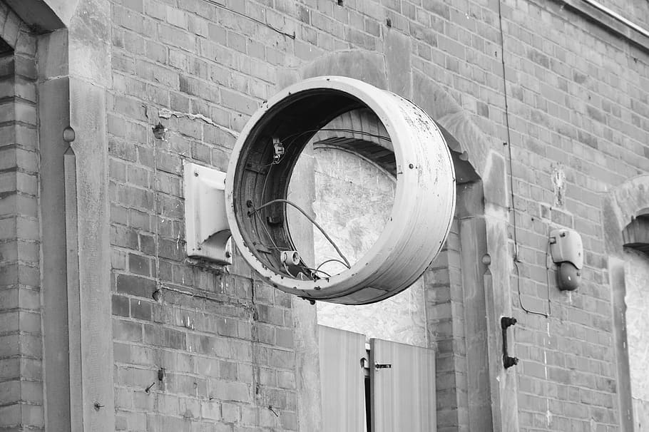 Transience, Station Clock, Relics, railway station, black and white HD wallpaper