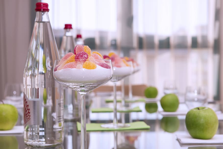 Glass, Candy, Candy, Apples, Bottles, food and drink, cocktail HD wallpaper